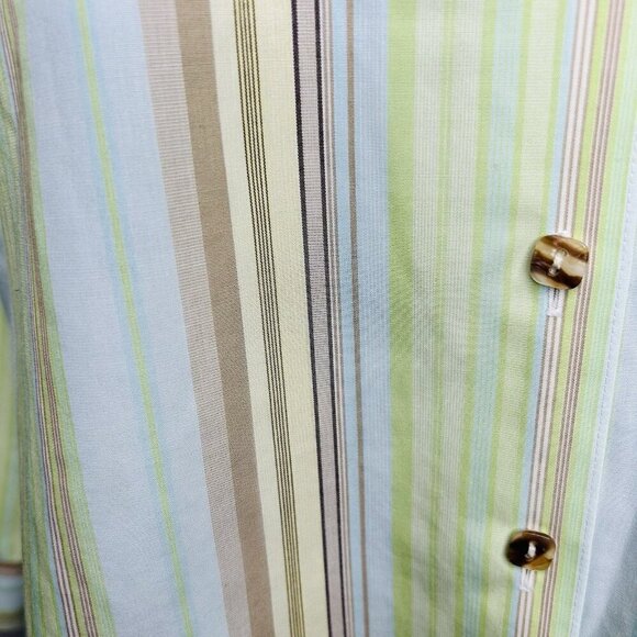 Pendleton Womens Sz 10P Petite Button Up Shirt Non Iron Shaped Fit Multicolor - Picture 4 of 11